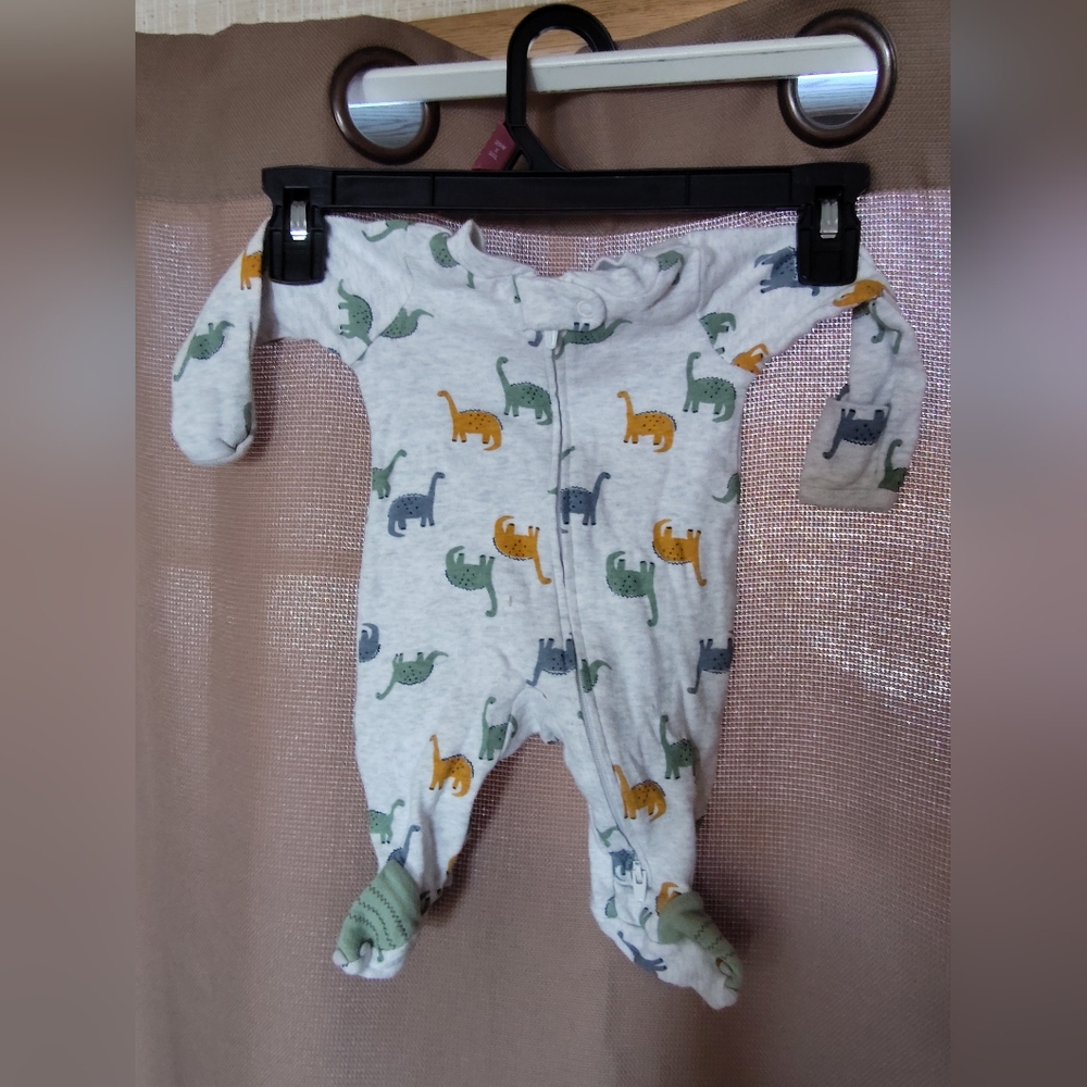 Newborn dinosaur onesie